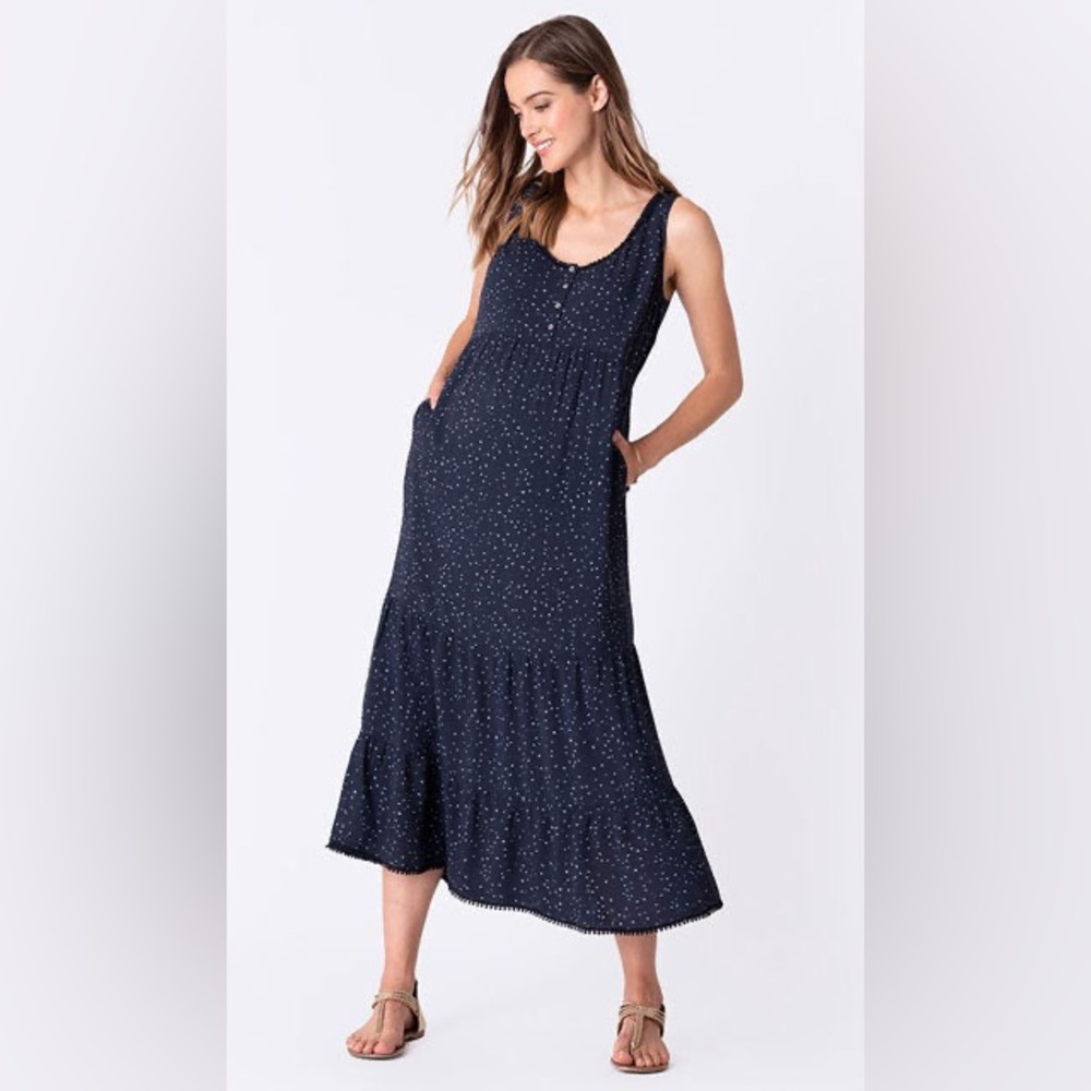 Seraphine NY Maternity/Nursing Tiered Dress